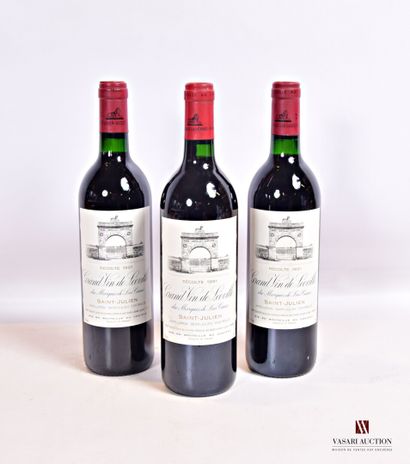 null 3 bouteilles	Château LÉOVILLE LAS CASES	St Julien GCC	1991

	Et.: 2 excellentes,...