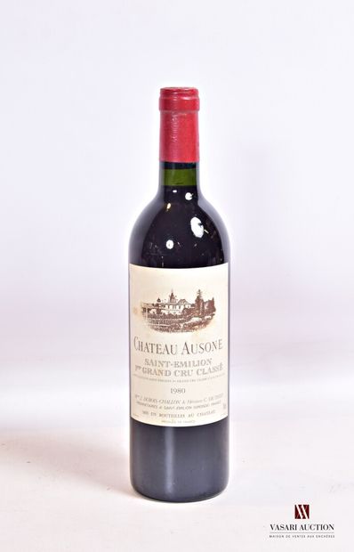 null 1 bottle Château AUSONE St Emilion 1er GCC 1980

	And. a little faded and stained....