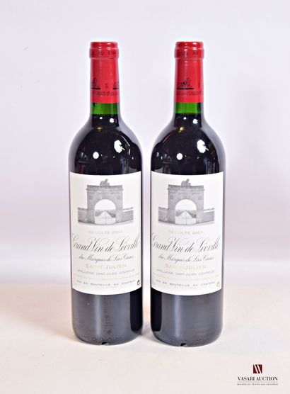 null 2 bouteilles	Château LÉOVILLE LAS CASES	St Julien GCC	2001

	Et. impecables....