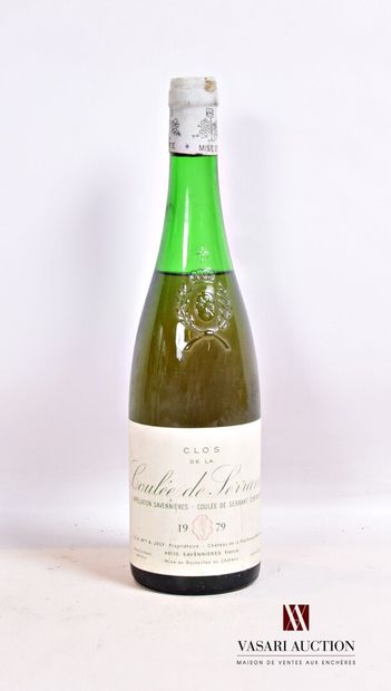 null 1 bouteille	SAVENNIÈRES Clos de la Coulée de Serrant mise A. Joly		1979

	Et....