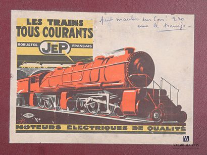 null JEP set including straight and curved tracks - a PO motor car - a PULLMAN car...