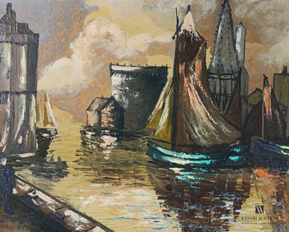 null ANONYMOUS (20th century)

La Rochelle

Oil on canvas

Situated on the lower...