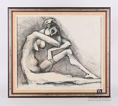 null MONTRION V. ?

Study of a nude 

Ink on paper

Signed lower left

Size at sight...