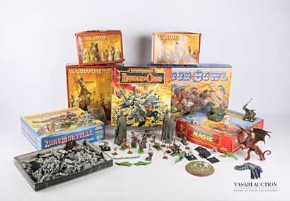 null WARHAMMER - GAMES WORKSHOP

Lot five of board games including: Magic - The Magic...