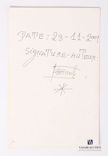 null BRULY BOUABRÉ Frédéric (1923-2014)

"Divine tache de peinture""relevée sur une...