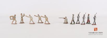 soldats-figurines type Quiralu aluminium...
