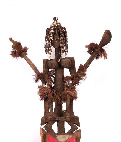 null DOGON - SATIMBE

Ritual mask called "satimbe" in natural polychrome wood with...