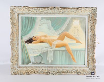 null LE BEUZE Gaston (20th century)

Relaxation

Oil on canvas

Signed lower left

54...