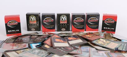 null Important lot of playing cards such as : Magic, Star Wars, Guardians, Net Runner,...