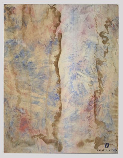 null BERNAR Jacques (né en 1949)

Peinture N°6 - Abstraction rosée 

Deux huiles...