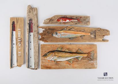 THE FREDO 
Set of four driftwood representing...