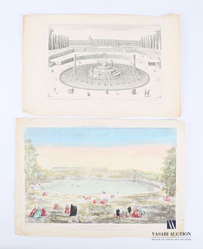 null VERSAILLES]

Two optical views:

- BASSET (engraver) 

The Palace of the Orangery...