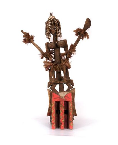 null DOGON - SATIMBE

Ritual mask called "satimbe" in natural polychrome wood with...