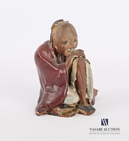 null Chinese beggar in polychrome glazed earthenware

South East Asia, early 20th...