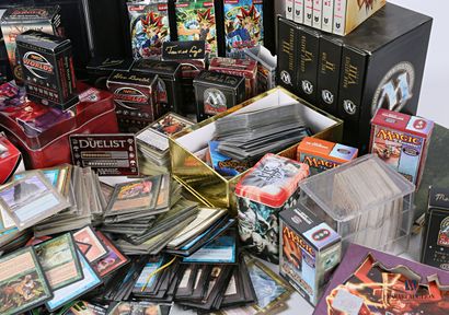 null Important lot of cards such as : Magic, Yugi-Ho, Marvel and DC

Included is...