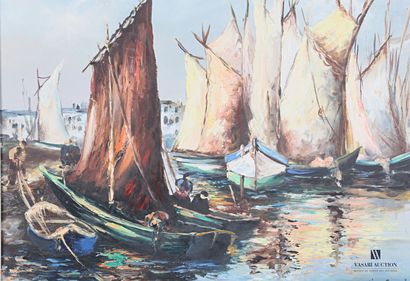 null AMADI Lise (20th century)

The return of fishing

Oil on canvas

Signed lower...