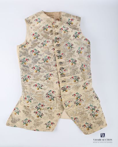 null Lot of old clothes including two embroidered waistcoats and an inside jacket...