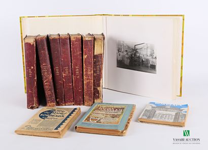 null ALMANACH]

Lot of seven almanacs 1895/1898/1900/1901/1903/1904/1905 - 5 vol.

(damaged...