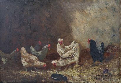 null MARÉCHAL Charles (1865-?)

Chickens

Pairs of oil paintings on panels

Signed

16,2...