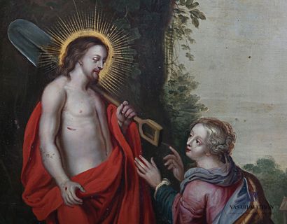 null École flamande, Suiveur de Daniel SEGHERS (1590-1661)

Noli me tangere

Huile...