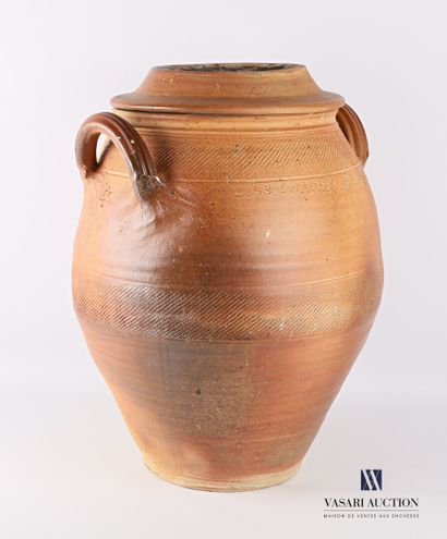 null ASTOUL Éric (Born in 1954)

Important ovoid covered stoneware vase decorated...