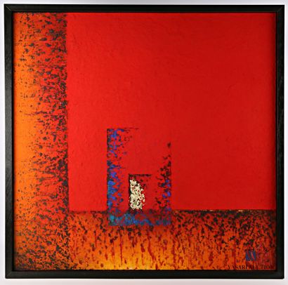 null MITAU Max (né en 1950)

Composition abstraite en rouge

Technique mixte sur...