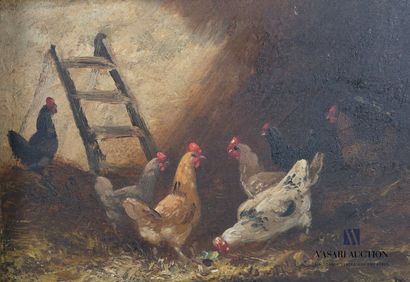 null MARÉCHAL Charles (1865-?)

Chickens

Pairs of oil paintings on panels

Signed

16,2...
