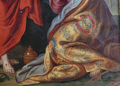 null École flamande, Suiveur de Daniel SEGHERS (1590-1661)

Noli me tangere

Huile...