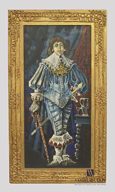 null SOURT J.

Dartagnan

Oil on panel with its frame 

Signed upper right

(two...