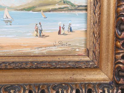 null PANNIER Willy (born in 1952)

Sunday walk by the sea

Oil on panel

Signed lower...