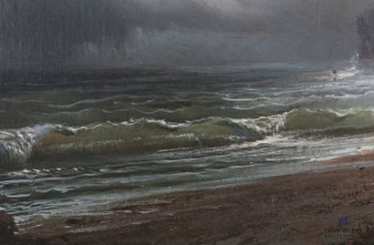 null GODCHAUX (XIXème siècle)

Barque amarées avant l'orage

Huile sur toile

Signée...