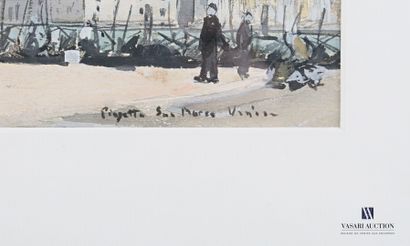 null LE MOIGNE André (1898-1987)

Place Saint Marc

Aquarelle sur papier 

Signée,...