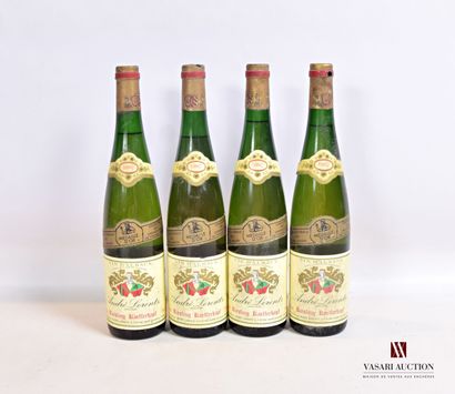 null 4 bouteilles	RIESLING KAEFFERKOPF mise André Lorentz		1987

	Médaille d'Or....