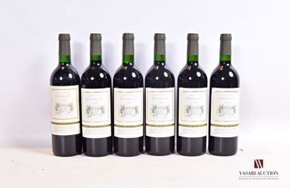 null 6 bouteilles	Château ROSALCY	Lalande de Pomerol	1999

	Et.: 5 impeccables (hormis...