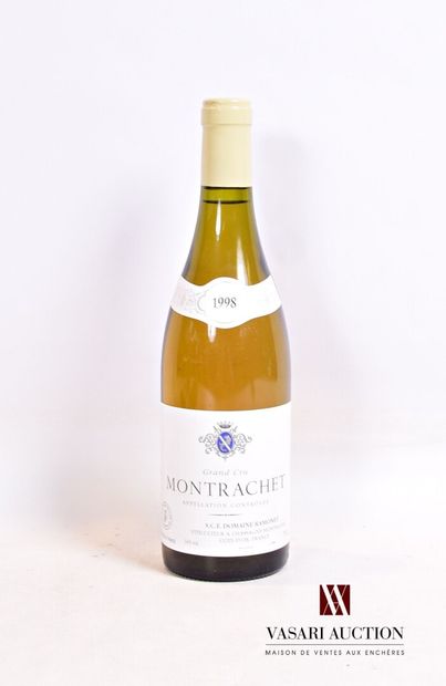 null 1 bottle MONTRACHET GC mise Dom. Ramonet Vit. 1998

	And. hardly stained. N:...
