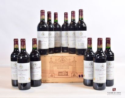 null 12 bouteilles	Château LASCOMBES	Margaux GCC	1995

	Présentation et niveau, impeccables....