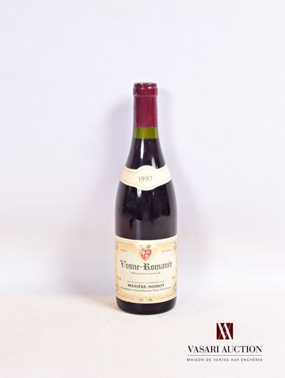 null 1 bouteille	VOSNE ROMANÉE mise Manière-Noirot Prop.		1997

	Et. à peine tachée....