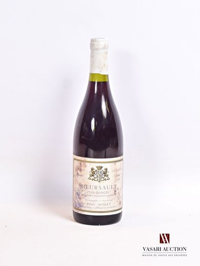 null 1 bouteille	MEURSAULT rouge Les Durots mise Pierre Morey Vit.		1992

	Et. fanée...