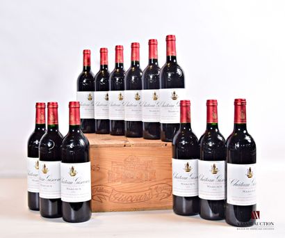 null 12 bouteilles	Château GISCOURS	Margaux GCC	1995

	Présentation et niveau, impeccables....