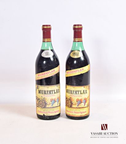 null 2 bouteilles	MURFATLAR Cabernet Sauvignon (Roumanie)		

	1 bouteille 1985, 1...