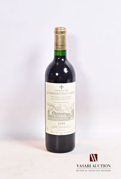 null 1 bouteille	Château LA MISSION HAUT BRION	Graves CC	1996

	Et. excellente. N...
