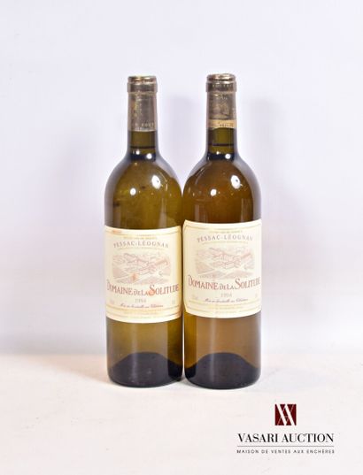 null 2 bouteilles	DOMAINE DE LA SOLITUDE	Graves blanc	1994

	Et. un peu tachées....