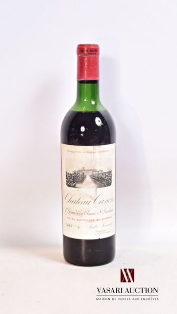 null 1 bouteille	Château CANON	St Emilion 1er GCC	1964

	Et. tachée (2 accrocs)....