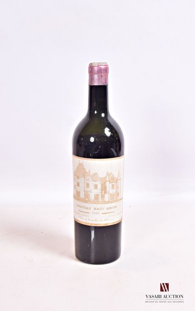 null 1 bouteille	Château HAUT BRION	Graves 1er GCC	1939

	Et. un peu fanée et un...