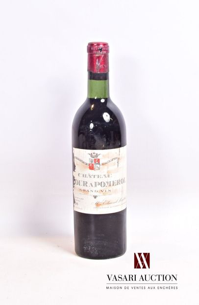 null 1 bouteille	Château LATOUR A POMEROL	Pomerol	1955

	Et. un peu fanée, tachée...