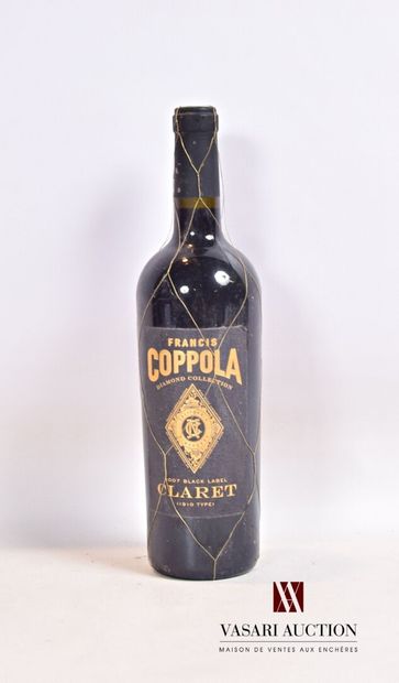 null 
1 bouteille	CLARET Diamond Collection (Black Label) mise Fr. Coppola (Californie)		2007




	Et....