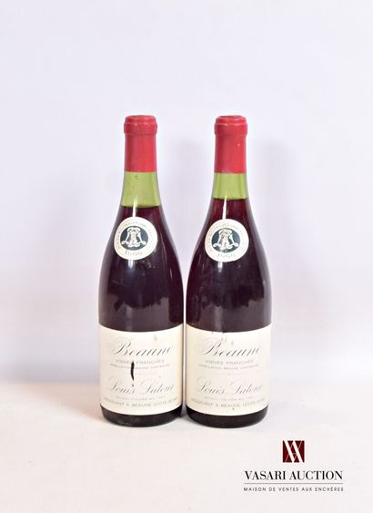 null 2 bottles BEAUNE Vignes Franches mise Louis Latour neg. 1966

	And. a little...
