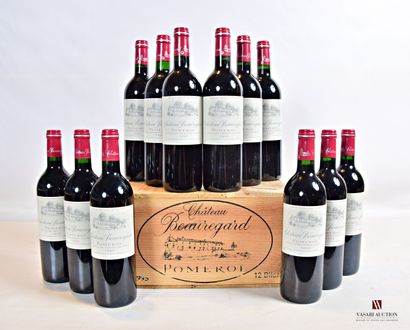 null 12 bouteilles	Château BEAUREGARD	Pomerol	1995

	Et. impeccables. N ; 11 mi goulot,...