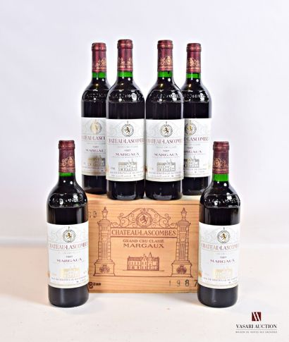 null 6 bouteilles	Château LASCOMBES	Margaux GCC	1987

	Et; impeccables. N : 1 mi...