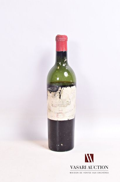 null 1 bouteille	Château MARGAUX	Margaux 1er GCC	1948

	Et. fanée, très usée et un...